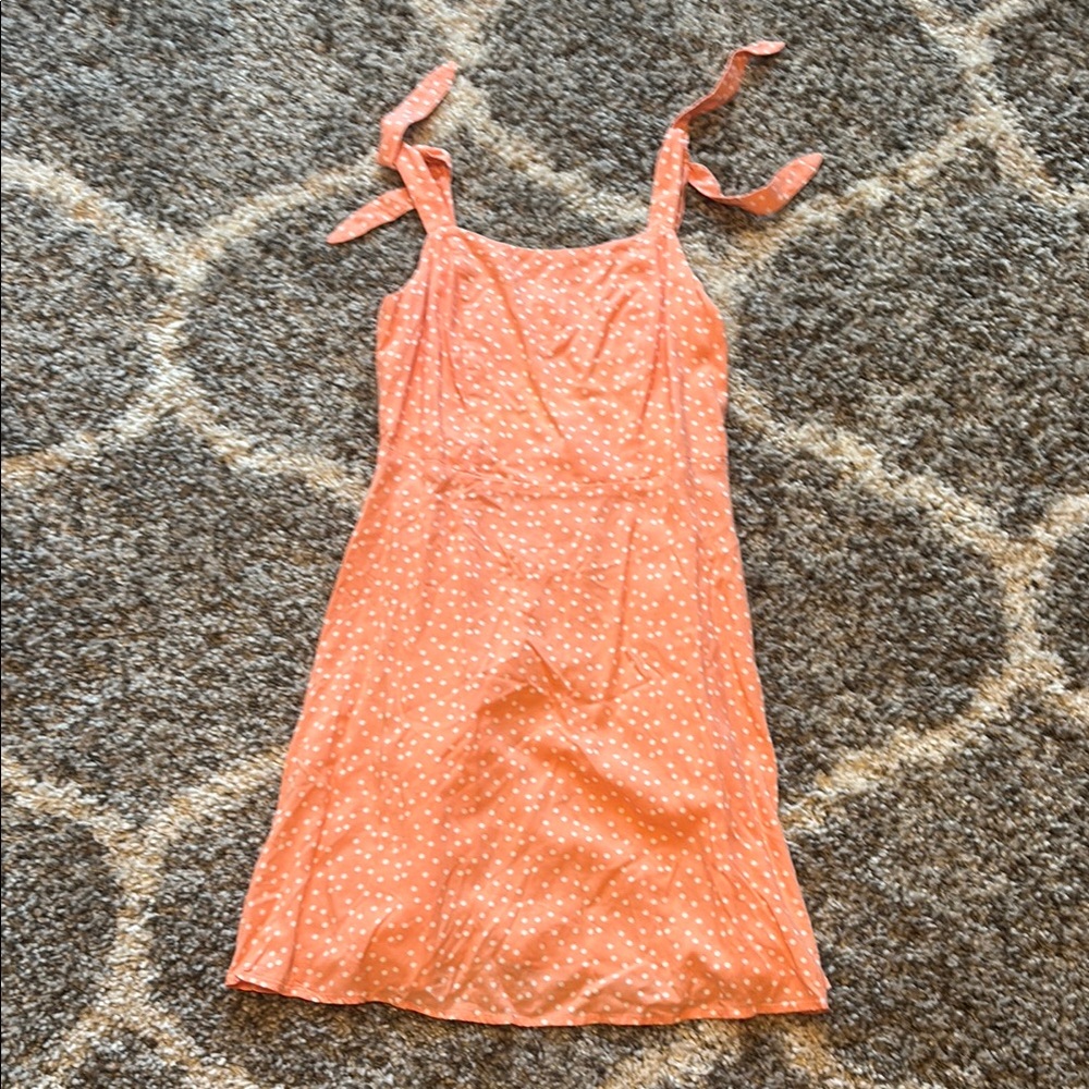 Orange Polka Dot Sundress